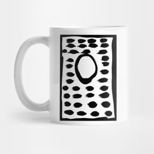 The painting of the letter O Mug